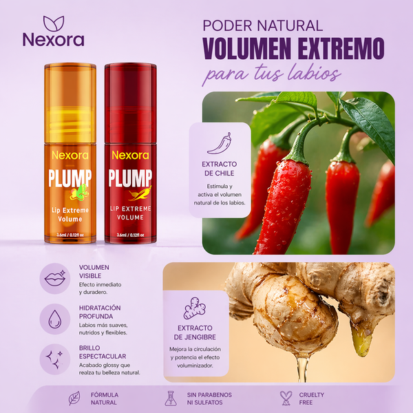 Brillo Voluminizador Labial Instantáneo Hidratante
